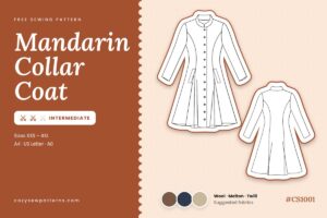 Mandarin Collar Coat
