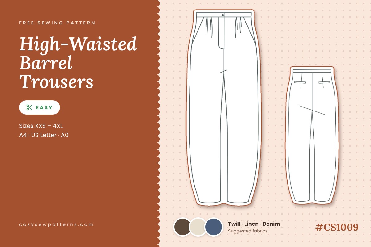 CozySewPatterns – Free Sewing Patterns PDF for Women & Kids